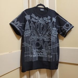 TONY 1923 Black Embroidered "Black Beauty" Streetwear Tee Men's XL